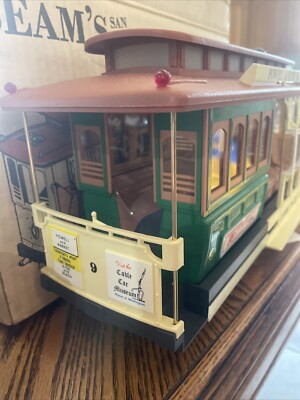 Jim Beam San Francisco Cable Car 1983 Powell & Hyde Decanter - w