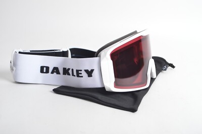 NWOB Adult Oakley Line Miner Goggles $166 M matte white frame