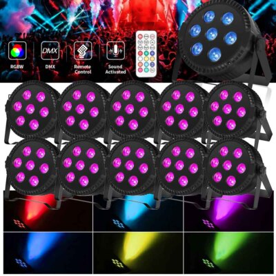 Moving Heads 105W Moving Head Beam LED Bühnenlicht - RGBW DMX Partylicht Moving Head Led