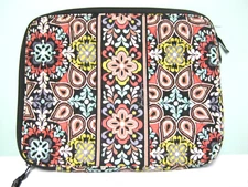 VERA BRADLEY Computer Laptop Case SIERRA Bag Carrier 11 x 14 diagonal 16" EUC