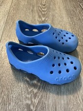 CROCS Boys Girls Toddler Blue Sandals Shoes Swim Waterproof Size 9