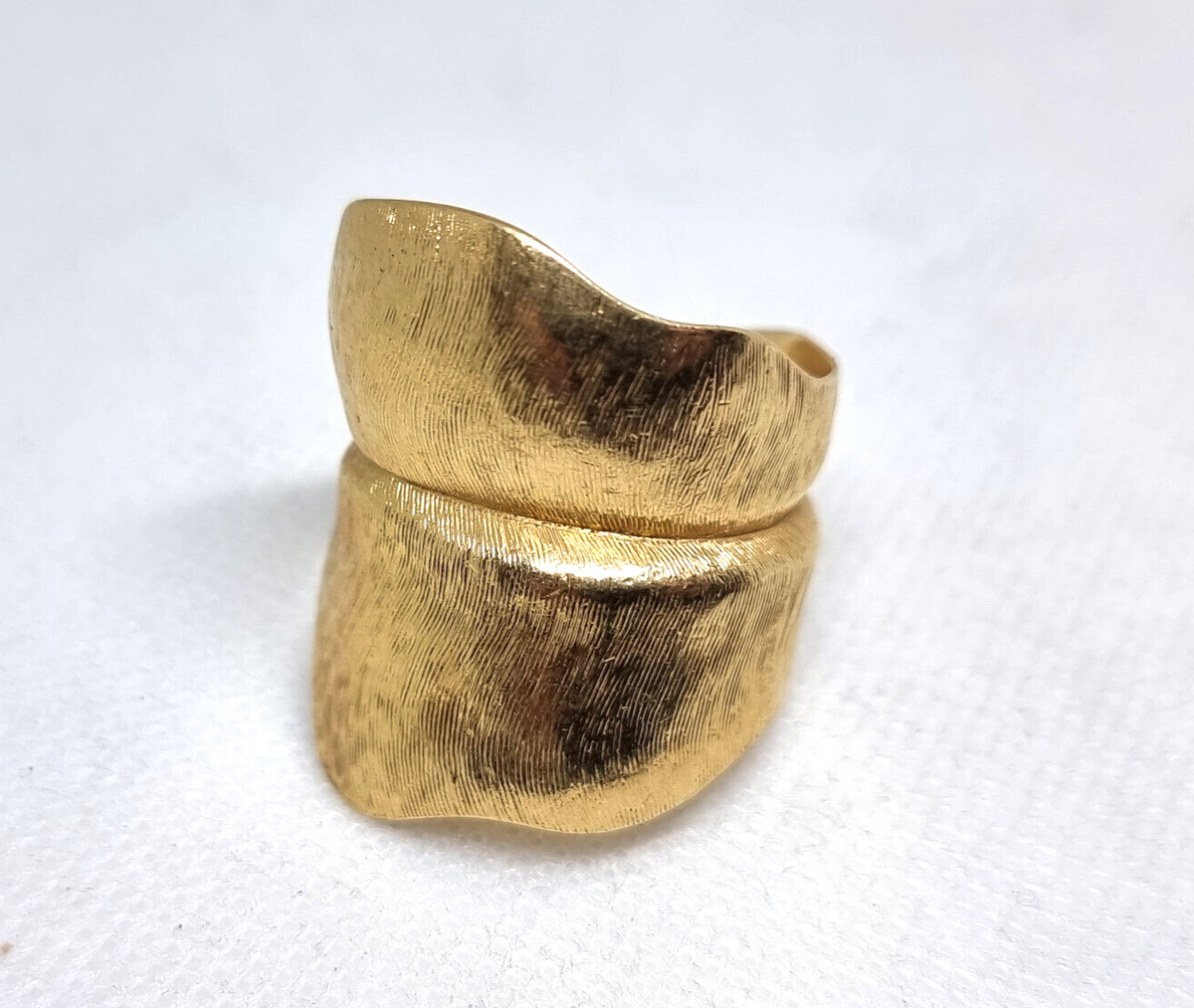 Denmark Ole Lynggaard 18K Yellow Gold Large Leaves Ring | eBay