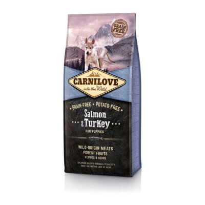 Carnilove Puppy Food 12KG Salmon Turkey UK