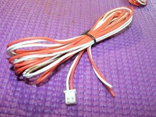 2 METER 2 PIN XH 2.0 CONNECTOR LEADS RED WHITE SILICON WIRE CABLE 3D