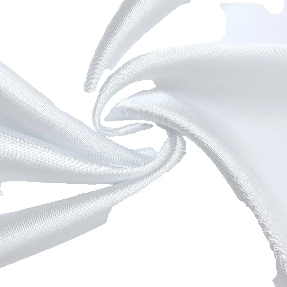 Satin Apparel-Dance/Sportswear White Craft Fabrics