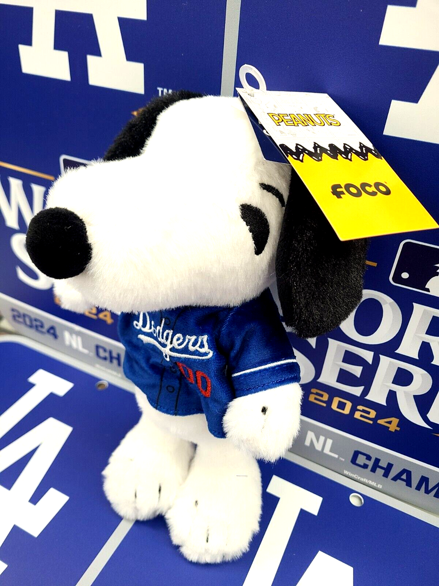 MLB Los Angeles Dodgers Snoopy Peanuts Team Jersey Plush | eBay