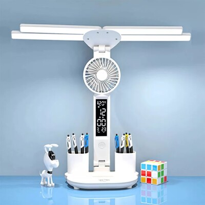 LED Night Light Bedroom Study Reading Book Lamp Dimmable Desk Lamp Touch Light
