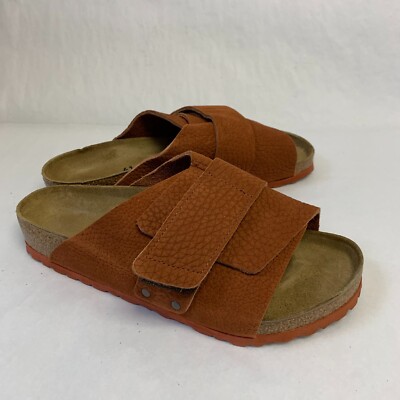 Birkenstock New w/ Box Kyoto Desert Buck Burnt Clay Nubuck Leather