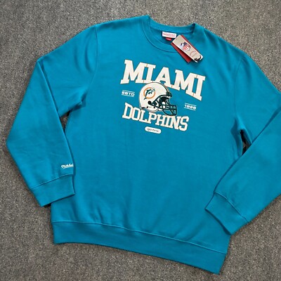 Starter Jacket Miami Dolphins Vintage Pullover Mitchell Ness Miami