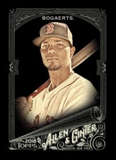 2018 TOPPS ALLEN GINTER X BASEBALL BASE CARD #295 Xander Bogaerts Red Sox