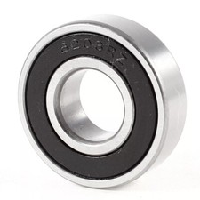 Replacement 6203RZ Roller-Skating Deep Groove Ball Bearing 40x17x12mm 2Pcs