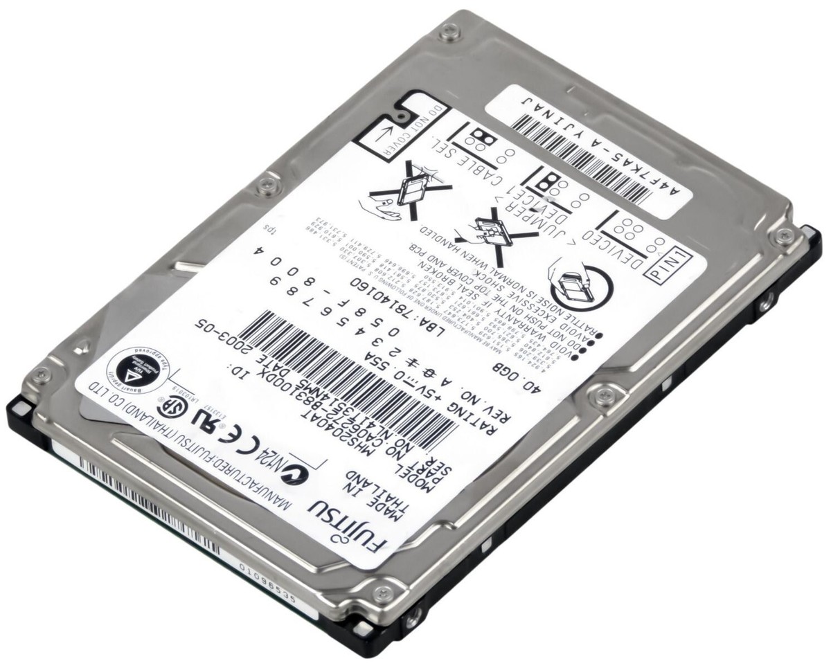 Fujitsu 40GB Internal 4200RPM 2.5