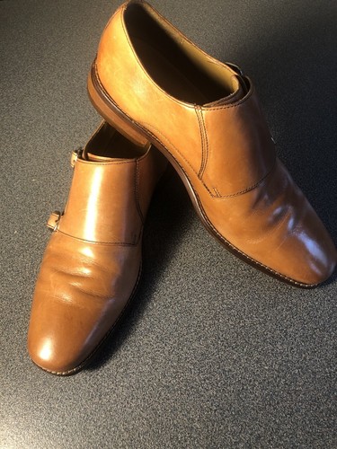 British Tan Double Monk Strap Shoes 