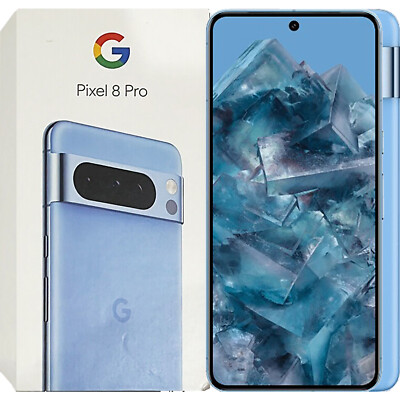 Google Pixel 8 Pro 5G Bay 128GB + 12GB Dual-Sim werkseitig entsperrt Simree NEU