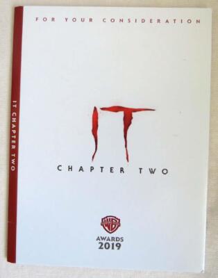 2019 IT CHAPTER TWO FYC DVD Complete Movie James McAvoy, Bill Hader RARE