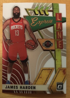 James Harden 2019-20 Donruss Optic Express Lane Insert #1 Houston Rockets Mint