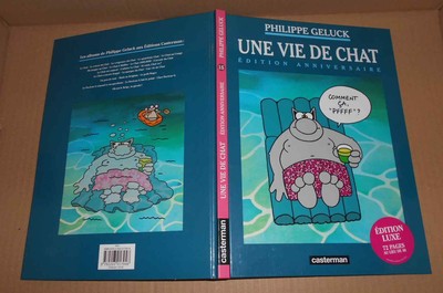 08 Philippe Geluck Une Vie De Chat Edition Luxe Anniversaire Casterman Ebay