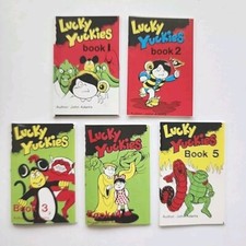 Vintage Lucky Yuckies 1987 Complete Set of 5 Vending Machine Mini Books New SKU7