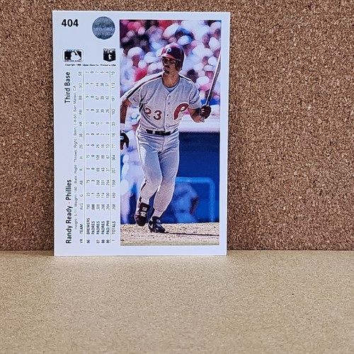 1990 Philadelphia Phillies Upper Deck Baseball Cards - 第 4/12 張圖片