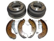 Rear 2 Brake Drums 6 Stud And Shoes Cylinders For Ford Transit 2.3 2.4 00-06