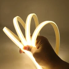 COB LED Strip Lights 110V 288LEDs/m Flexible Tape Rope Lights Kitchen Cabinet