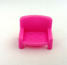 VINTAGE BLUEBIRD POLLY POCKET Clubhouse Replacement Room Chair Pink