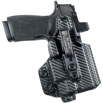 BLACK SCORPION OUTDOOR GEAR IWB Belt Wing Tuckable Holster fits Sig Sauer P365 X-MACRO w/ TLR-7, TLR-8