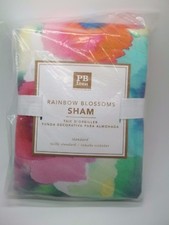 Pottery Barn Teen Rainbow Blossoms Sham Standard Multi Color 147