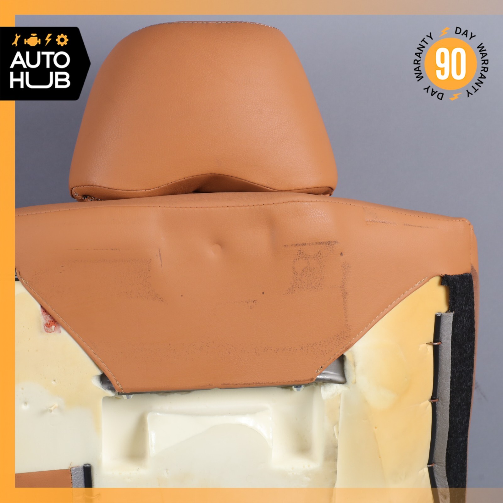 08-12 Maserati GranTurismo M145 Rear Upper Top Seat Cushion Cuoio OEM 61k