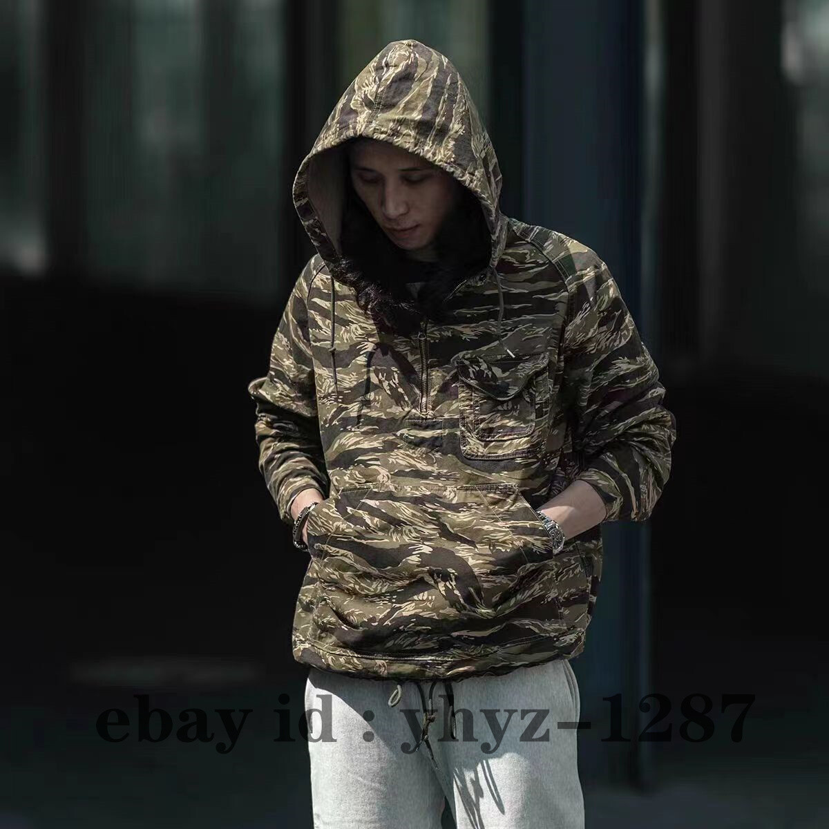 Vietnam Era Tiger Stripes Camo Smock Military-style Jacket