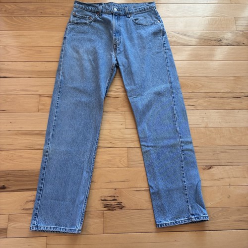 Vintage Levi's Jeans Mens 34X30 Blue Denim Paper Tag Faded Light 505 Regular Fit