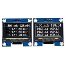 1.3 inch OLED Display Module I2C IIC 128x64 LCD Screen S H1106 12864 Arduino ...