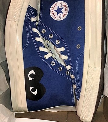 Converse Chuck Taylor Hi x CDG Comme des Garcons Sneakers Size 10