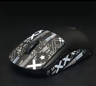 Logitech G Pro X &GPW 1&2 Superlight Non-Slip Mouse Grip Sticker Pads Black