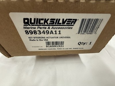 Quicksilver (Mercury) Universal Steering Actuator Kit  898349A11 New In Box