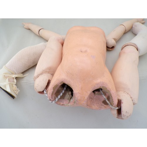 Antique CM Bergram Waltertshausen Jointed Doll Project Repair Doll - Picture 4 of 5