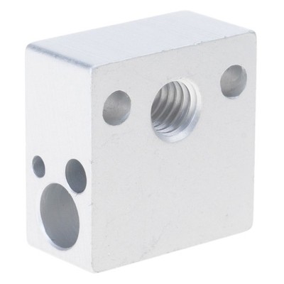 Aluminium Hotend Heater Block 3D Printer High Temperatures Heating Block Replace