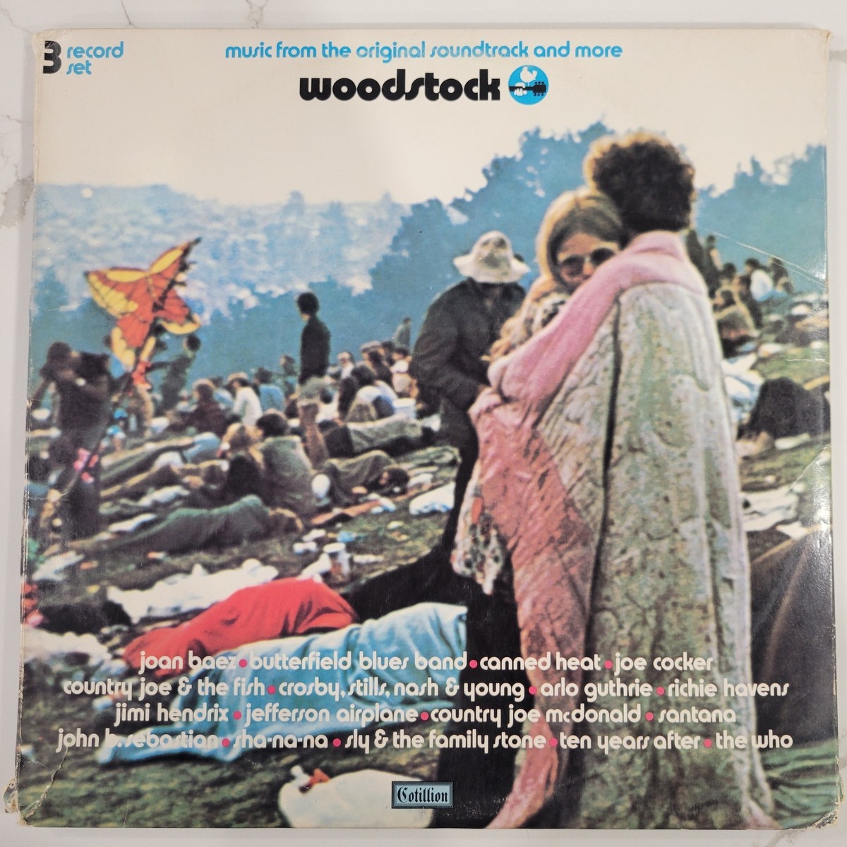 Woodstock - Original Soundtrack Triple Vinyl LP - 1970 - Cotillion