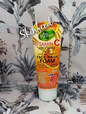Veet Gold Vitamin C oatmeal Face Foam Wash 200ml