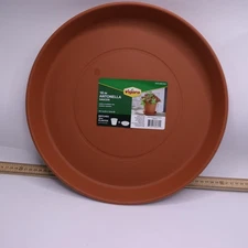 Vigoro Antonella Plant Saucer Clay Plastic 16" Dia. 1010 069 843