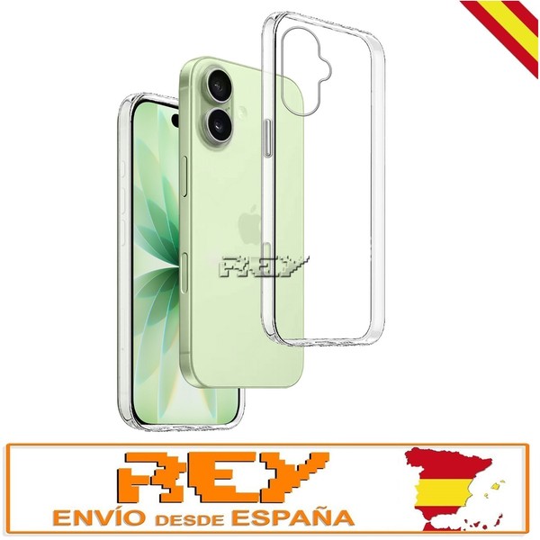 Funda Silicona para IPHONE 17 Carcasa Transparente Protector TPU i595