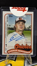 2023 Topps Archives Gunnar Henderson Adley Rutschman Double Header RC Auto /99