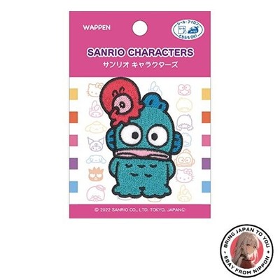 Neuer Pioneer Sanrio Hangyodon Patch 43 mm breit x 63 mm lang Aufkleber/Aufbü...