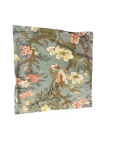 Pottery Barn ARIANNE Blue Birds Euro Square Pillow Sham Chinoiserie Organic