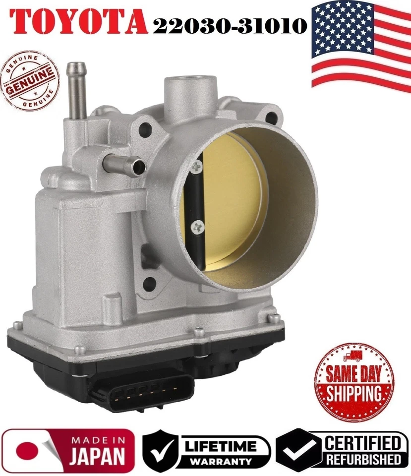 ✅Cuerpo acelerador genuino Toyota 4Runner Tacoma Tundra 2005-15 4,0 L V6 #22030-31010 Foto 3 de 3