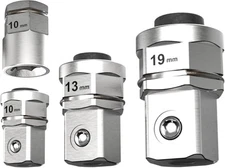 4pcs Socket Wrench Adapters Ratcheting Wrench To Square Drive Adapter Set