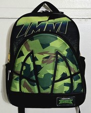 Teenage Mutant Ninja Turtles Green Backpack Licensed Kids TMNT School Bag