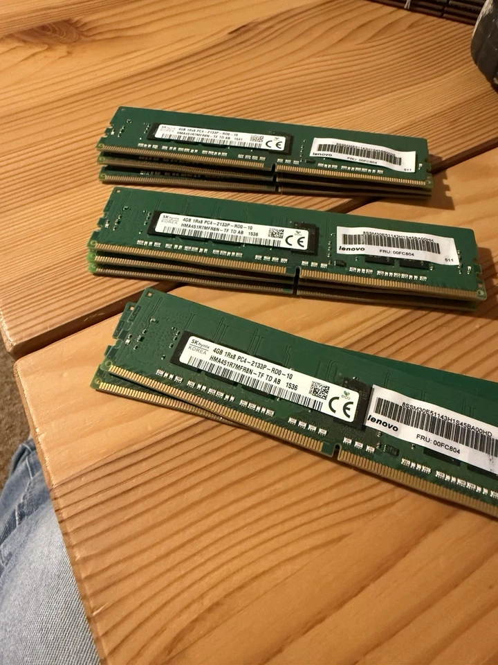 8 x 4 GB PC4 2133p ECC Lenovo Memory - Image 3 of 3