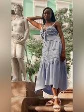 FREE PEOPLE PALMA MIDI DRESS Sz: Small - with Flaw