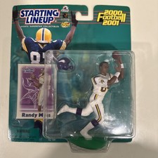 2001 NFL Starting Lineup Randy Moss White Uniform Vikings Action Figure NEW NIB